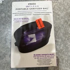 Homedics Uv Clean Portable Sanitizer Bag - Black New Open Box. Price: $15.99.