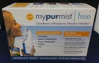 Mypurmist Free Cordless Ultrapure Handheld Personal Steam Inhaler Brand New. Price: $74.95.