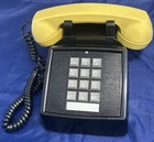 Cortelco 250000 Standard Desk Phone With Volume Control Black Yellow Untested Used. Price: $34.99.