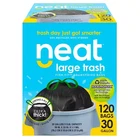 Neat Tall Kitchen 30 Gallon Drawstring Trash Bags - (large 120 Count) New. Price: $36.23.