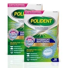 Polident Overnight Whitening Denture Cleaner Tablets 90CT 2 Pack Antibacterial New. Price: $22.69.