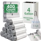 400 Counts Gallon Trash Drawstring Small Bags, Thick Pre-separate... New. Price: $38.73.