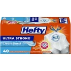Hefty Ultra Strong Tall Kitchen Trash Bags, Clean 40 Count (pack Of 1), White New. Price: $18.29.