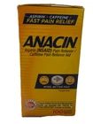 Anacin Aspirin 400MG Caffeine 32MG Pain Reliever & Aid Fast Relief 100CT 6 Pack New. Price: $13.41.
