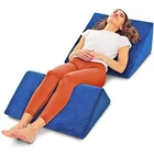 Allsett Health Bed Wedge 2 Separate Memory Foam Incline Pillows, Navy New. Price: $51.77.