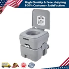 Portable Outdoor Toilet With 5.3 Gallon Flush For Camping And Hiking & Emergency New. Price: $68.99.