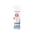 Brabantia Bin Liner Code V, 20 Bags - 3 Litre White New. Price: $27.53.