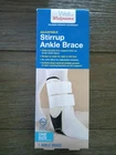 Walgreens Stirrup Ankle Brace Firm Support One Size Adjustable Left/right *new. Price: $8.99.