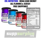 Evl Bcaa Lean Energy Powder Pre Workout Green Tea Fat Burner Cherry Limeade New. Price: $19.99.