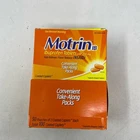 Motrin Ib Orange 200MG 2-CT Pouches, 50/BOX (100 Ct) New. Price: $13.29.