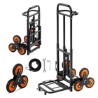 Vevor Stair Climbing Cart 220 Lbs Folding Trolley 6 Wheels & Ropes New. Price: $77.99.