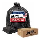 55 Gallon Trash - 2 Mil Thick, 100 Count Large Contractor Heavy Duty Bags... New. Price: $103.76.
