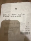Mckesson Tracheostomy Care Trays Sterile With Vinyl Gloves 16-715 Lot Of 20 New. Price: $49.00.
