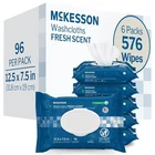 Mckesson Best Washcloth Wipes For Adults, Scented (6 Pack, 96 /pack) Disposable New. Price: $40.00.
