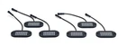 5150 Whips 187 Style Led Rock Lights 2.0 W/ Control Harness Utv/truck - 6 Pod New. Price: $349.99.