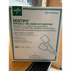 Medline Dentips Disp.treated Oral Swabs With Dentifrice 250/BOX Individual Wrap New. Price: $50.00.