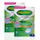Polident 3 Minute Antibacterial Dental Appliance Cleanser Tablets, 180 Count New. Price: $18.97.