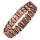 Jecanori Pure Copper Bracelet For Men, Magnetic Cross 8 7 Inch, New. Price: $36.74.