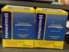 Lot Of 2-PREPARATION Hemorrhoid Suppositories *12 Count* Exp: 11/26 New. Price: $18.38.