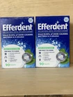 Lot 2 Efferdent Retainer Cleaning Tablets, Denture 90 Cleanser Each New. Price: $16.95.