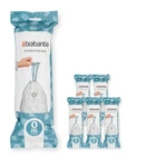 Brabantia Perfectfit Trash Bags 120 Count Extra Strong White With Tie Tape New. Price: $51.09.