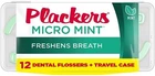 Plackers Micro Mint Flossers Travel Case, Pack Of 12 Cases (144 Tota New. Price: $14.99.