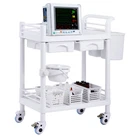 Vevor 2 Tiers Lab Carts Mobile Medical Trays Drawers 3 Trash Cans White New. Price: $114.99.