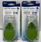 Lot Of 2 Apex Ultra Pill Splitter Adult Elderly Storage Medicine Vitamin Cutter New. Price: $10.55.
