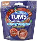 Tums Antacid Chewy Delights Very Cherry 32 Soft Chews New. Price: $12.95.