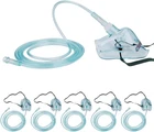 5 Pack Oxygen Mask With 6.6' Tubing And Adjustable Elastic Strap - Pediatric New. Price: $33.67.