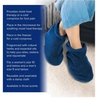 Health Brands Bed Buddy Warming Footies - Blue New. Price: $21.31.