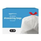 Amazon Basics Flextra Tall Kitchen 120 Count (pack Of 1), White,red New. Price: $31.99.