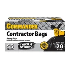 Commander 55 Gallon Mil (eq) Heavy Duty 1 Count (pack Of 20), Black New. Price: $21.99.