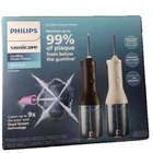 Oem Philips Sonicare Cordless Power Flosser Dual Pack Black White Set Open. Price: $57.99.