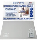 Secure Safety Solutions Wireless Floor Mat Bed Alarm 24X36 Elderly Fall Monitor New. Price: $109.95.