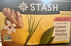 Stash Lemon Ginger Vitality Herbal Tea - 20 Bags New. Price: $12.00.