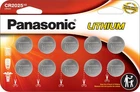 Panasonic CR2025 3.0 Volt Long Lasting 10 Count(pack Of 1), Assorted Colors New. Price: $12.54.