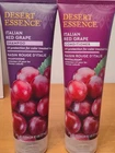 Desert Essence Italian Red Grape Shampoo & Conditioner Set 8 Oz Each New. Price: $19.50.