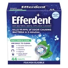 Efferdent Denture Cleaner Tablets Dental Appliances, 44 Count, White New. Price: $9.65.