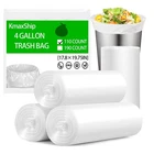 Kmaxship Unscented Trash Bags 4 Gallon 110 Count (pack Of 1), Clear New. Price: $13.58.