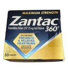 Zantac 360 Maximum Strength 50 Tablets Acid Reducer Exp 9/2026 New. Price: $12.00.