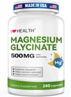 Magnesium Glycinate 500MG Per 240 Capsules High Absorption New. Price: $26.81.