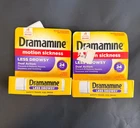 Pack Of Dramamine Less Drowsy Formula 25MG Tablets 8 Exp 02/2027 New. Price: $9.00.