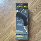 3M Futuro Compression Knee Sleeve With Stabilizers Medium Black New. Price: $7.98.