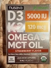 Nusava D3 K2 Omega Mct Oil Drops Strawberry 30ML X2 New. Price: $15.00.