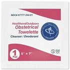 Obstetrical Body Cleansing Individually Wrapped Towelettes (125 Count) New. Price: $14.98.