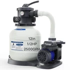 Filter Pump 12IN 9000 Gallon Above Ground Pool Timer SFPV120T Sand Aquastrong New. Price: $299.99.