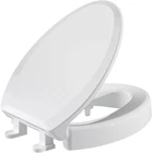 Elevated Toilet Seat Riser For Seniors, 3" High, Soft Close, Easy Install New. Price: $99.99.