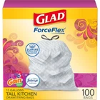 Glad Forceflex Tall Kitchen Trash Bags 13 Gallon Gain Moonlight Breeze 100 Ct New. Price: $42.04.