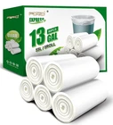 Forid 13 Gallon Trash Bags - Clear Plastic Garbage 80 Count, New. Price: $24.64.